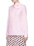 Front View - Click To Enlarge - VICTORIA, VICTORIA BECKHAM - Butterfly bow poplin shirt