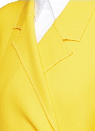 Detail View - Click To Enlarge - VICTORIA, VICTORIA BECKHAM - Tie front twill coat