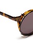 Detail View - Click To Enlarge - SUNDAY SOMEWHERE - 'Matahari' clip-on wire rim round sunglasses