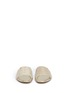 Front View - Click To Enlarge - JIMMY CHOO - 'Nanda' lamé glitter slide sandals