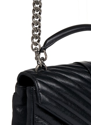  - SAINT LAURENT - 'Monogram Collège' medium matelassé leather bag