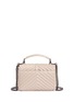 Back View - Click To Enlarge - SAINT LAURENT - 'Monogram Collège' medium matelassé leather bag