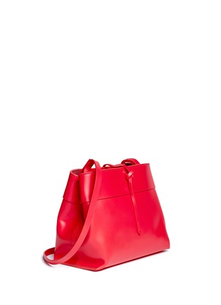 Front View - Click To Enlarge - KARA - 'Tie' leather crossbody bag