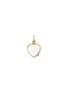 Main View - Click To Enlarge - LOQUET LONDON - 14k yellow gold rock crystal heart locket – Small 12mm