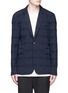 Main View - Click To Enlarge - SONG FOR THE MUTE - Geometric jacquard long blazer