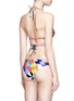 Back View - Click To Enlarge - MARA HOFFMAN - Optical graphic low rise bikini bottoms