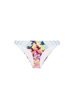 Main View - Click To Enlarge - MARA HOFFMAN - Rainbow bird print classic bikini bottom