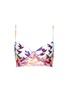 Main View - Click To Enlarge - MARA HOFFMAN - Rainbow bird print cami underwire bikini top