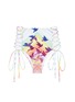 Main View - Click To Enlarge - MARA HOFFMAN - Lace-up rainbow print high waist bikini bottoms