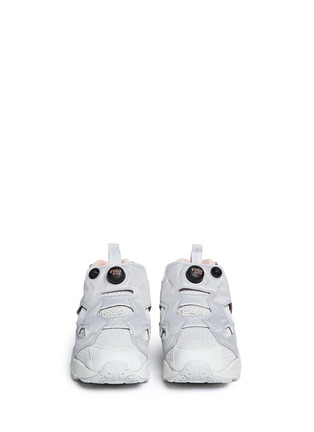 Front View - Click To Enlarge - REEBOK - Insta Pump Fury CLSHX' slip-on sneakers