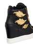 Detail View - Click To Enlarge - 73426 - 'Lamay Lorenz' leaf appliqué concealed wedge leather sneakers