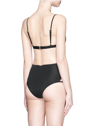 Back View - Click To Enlarge - MARA HOFFMAN - Triangle bralette bikini top