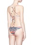 Back View - Click To Enlarge - MARA HOFFMAN - 'Pinwheel' print double spaghetti side bikini bottom