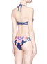 Back View - Click To Enlarge - MARA HOFFMAN - 'Starbasket' print braid back bikini top