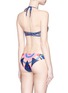 Back View - Click To Enlarge - MARA HOFFMAN - 'Starbasket' print braid side bikini bottoms