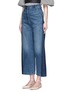 Front View - Click To Enlarge - RACHEL COMEY - 'Bishop' contrast panel flare jeans