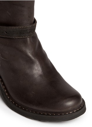 Detail View - Click To Enlarge - FIORENTINI+BAKER - 'Lynna' ankle strap leather boots