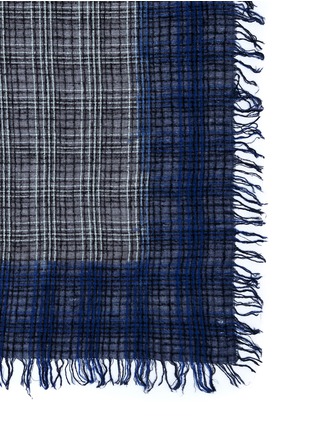 Detail View - Click To Enlarge - FALIERO SARTI - 'Aury' plaid cashmere blend scarf
