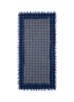 Main View - Click To Enlarge - FALIERO SARTI - 'Aury' plaid cashmere blend scarf