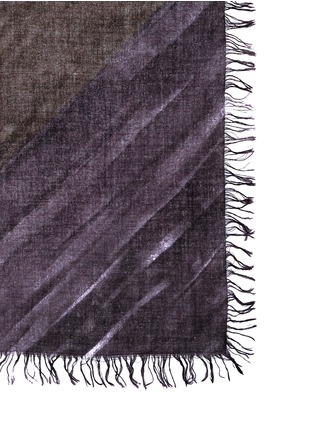 Detail View - Click To Enlarge - FALIERO SARTI - 'Rombelli' diamond print cashmere-silk scarf