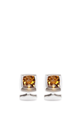 Main View - Click To Enlarge - TATEOSSIAN - 'Checkerboard' cufflinks