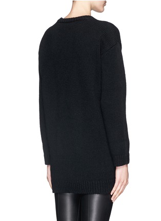 Back View - Click To Enlarge - VALENTINO GARAVANI - Oversize virgin wool sweater