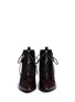 Figure View - Click To Enlarge - SERGIO ROSSI - 'Brandon' colourblock lace-up leather booties