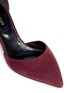 Detail View - Click To Enlarge - SERGIO ROSSI - Lace up suede d'Orsay pumps