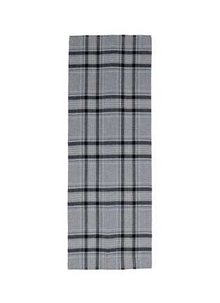Main View - Click To Enlarge - FRANCO FERRARI - Double sided check plaid wool scarf