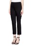 Front View - Click To Enlarge - THEORY - 'Tonerma' zip cuff cropped pants