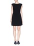 Main View - Click To Enlarge - THEORY - 'Mystsra' cutout back admiral crepe dress