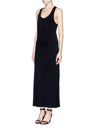 Front View - Click To Enlarge - THEORY - 'Ghimi' drawstring waist maxi dress