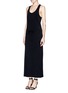 Front View - Click To Enlarge - THEORY - 'Ghimi' drawstring waist maxi dress