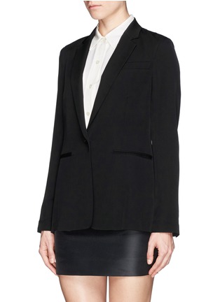 Front View - Click To Enlarge - THEORY - Grinson' silk georgette blazer