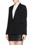 Front View - Click To Enlarge - THEORY - Grinson' silk georgette blazer