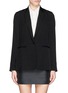 Main View - Click To Enlarge - THEORY - Grinson' silk georgette blazer