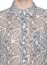 Detail View - Click To Enlarge - THEORY - 'Simara NB' botanical print silk chiffon shirt