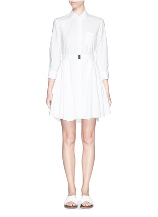 Main View - Click To Enlarge - THEORY - 'Jalyis' cotton poplin shirtdress