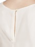 Detail View - Click To Enlarge - THEORY - 'Alizay' silk georgette double layer wrap top