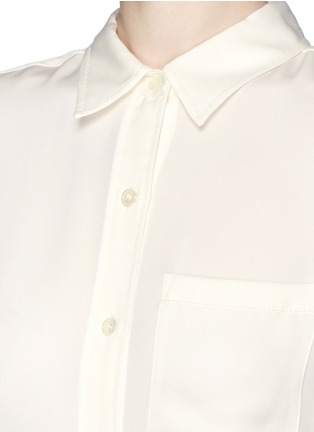 Detail View - Click To Enlarge - THEORY - 'Simara' silk georgette shirt