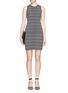 Figure View - Click To Enlarge - THEORY - 'Miralo B' check knit skirt