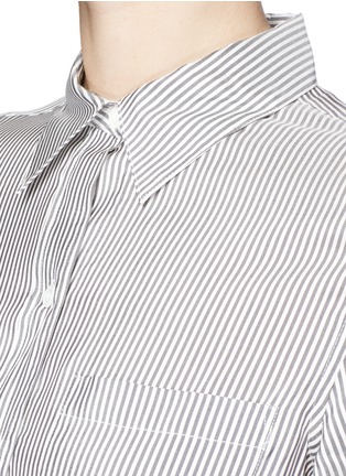 Detail View - Click To Enlarge - THEORY - 'Simara NB' candy stripe silk shirt