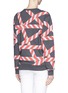 Back View - Click To Enlarge - ANNA K - Candy stripe sweatshirt