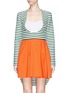 Main View - Click To Enlarge - ANNA K - Bengal stripe long shirttail top