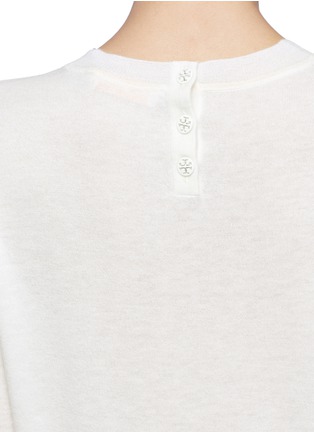 Detail View - Click To Enlarge - TORY BURCH - 'Iberia' cashmere sweater