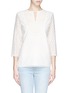 Main View - Click To Enlarge - TORY BURCH - 'Tali' hexagonal Florentine embroidered blouse