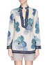 Main View - Click To Enlarge - TORY BURCH - 'Tory' floral print cotton voile tunic