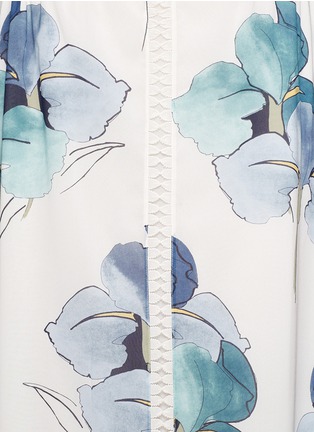 Detail View - Click To Enlarge - TORY BURCH - 'Kendra Persica' floral print silk maxi skirt