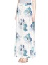 Front View - Click To Enlarge - TORY BURCH - 'Kendra Persica' floral print silk maxi skirt