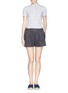 Figure View - Click To Enlarge - TORY BURCH - 'Lidia' braided stripe polo T-shirt